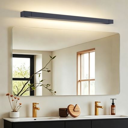 BRILAGI - Oświetlenie lustra łazienkowego LED AQUA LINE LED/28W/230V 100 cm IP44 czarne CRI 90