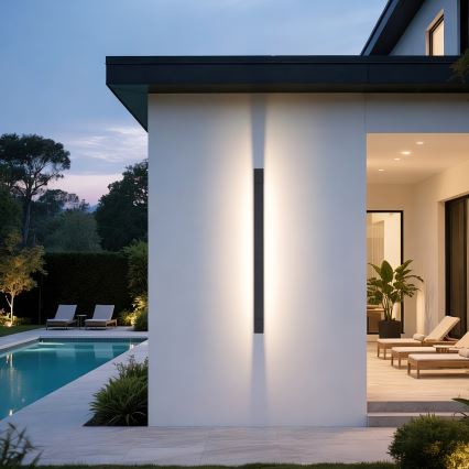 Brilagi - Oświetlenie LED do lustra łazienkowego AQUA LINE LED/36W/230V 120 cm IP44 antracyt CRI 90