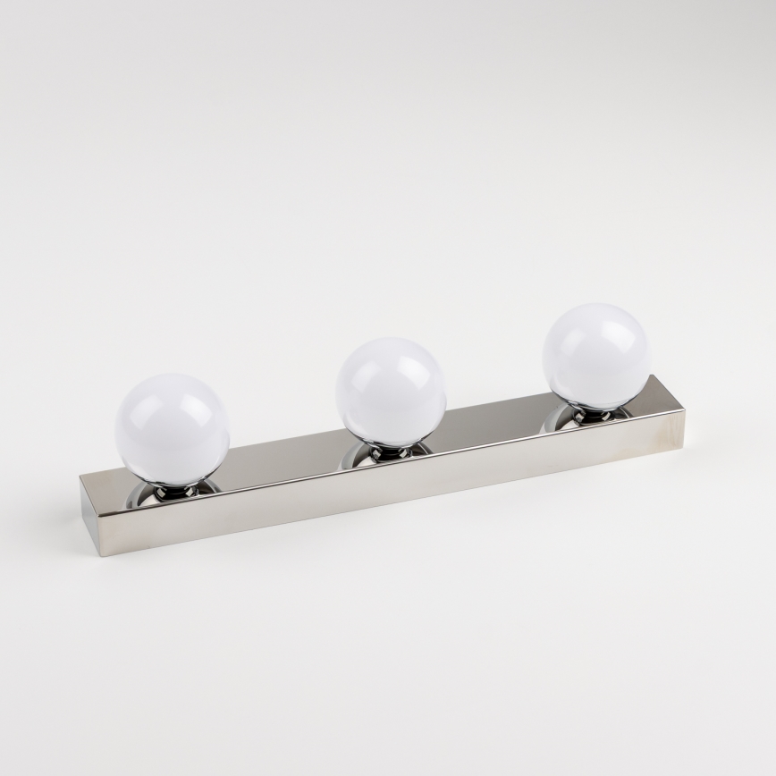 Brilagi - Oświetlenie LED do lustra łazienkowego HOLLYWOOD 3xLED/3W/230V 39 cm IP44 błyszczący chrom