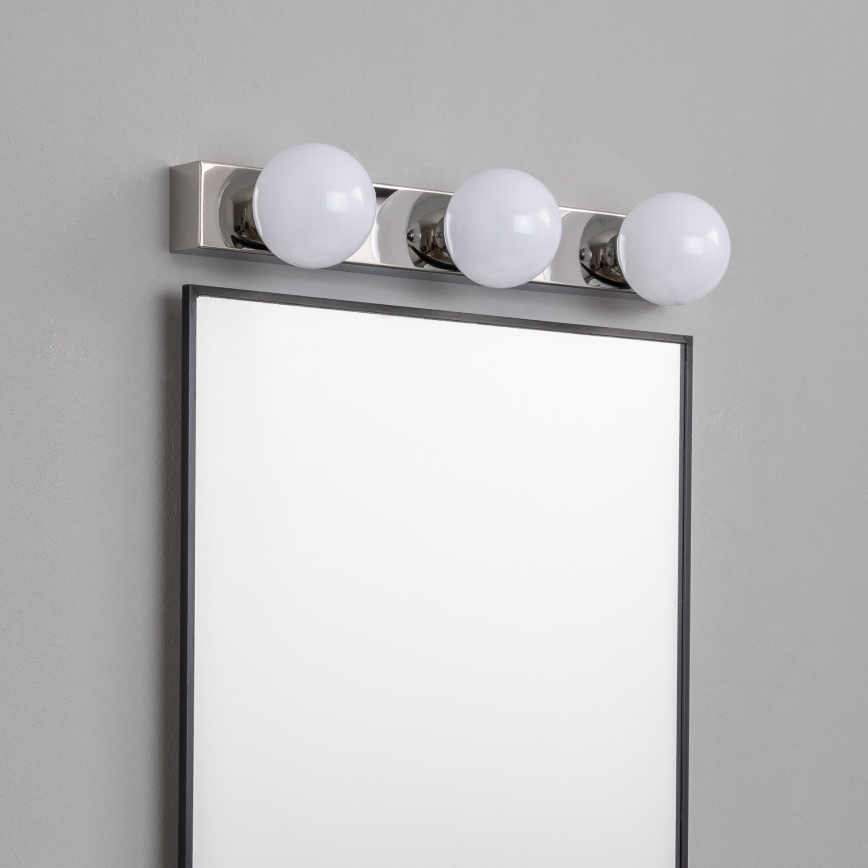 Brilagi - Oświetlenie LED do lustra łazienkowego HOLLYWOOD 3xLED/3W/230V 39 cm IP44 błyszczący chrom