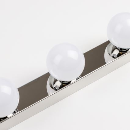 Brilagi - Oświetlenie LED do lustra łazienkowego HOLLYWOOD 3xLED/3W/230V 39 cm IP44 błyszczący chrom