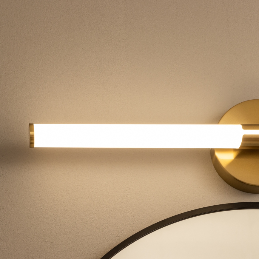 Brilagi - Oświetlenie LED do lustra łazienkowego LARA LED/10W/230V 60 cm IP44 złote