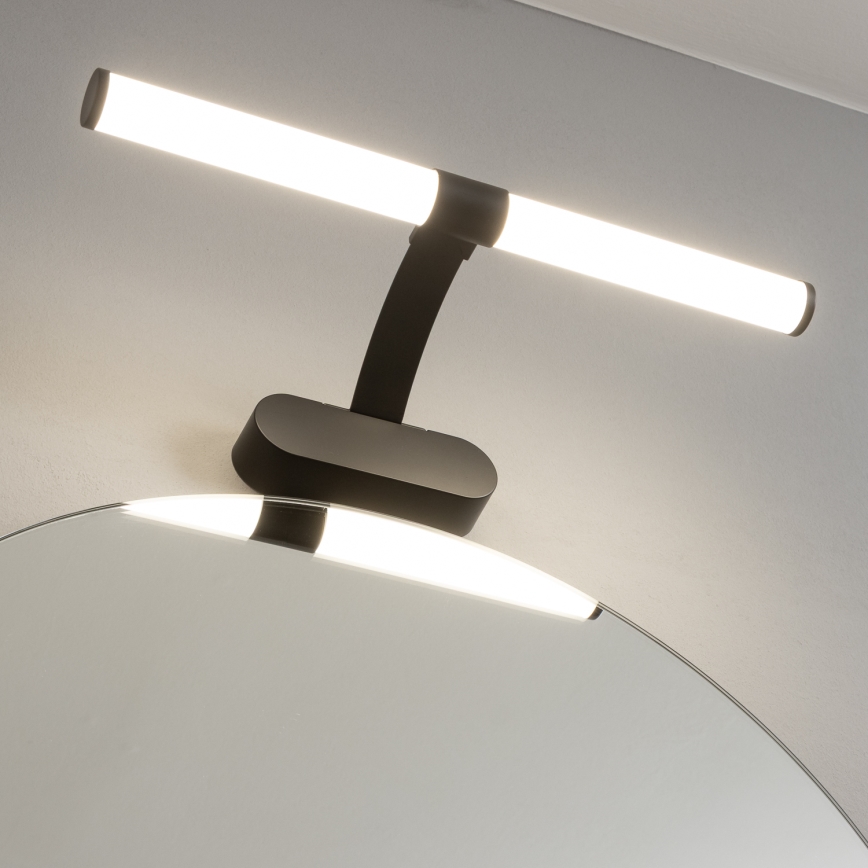 Brilagi - Oświetlenie łazienkowe do lustra 2 w 1 TUBEO LED/6W/230V 40 cm IP44 czarne