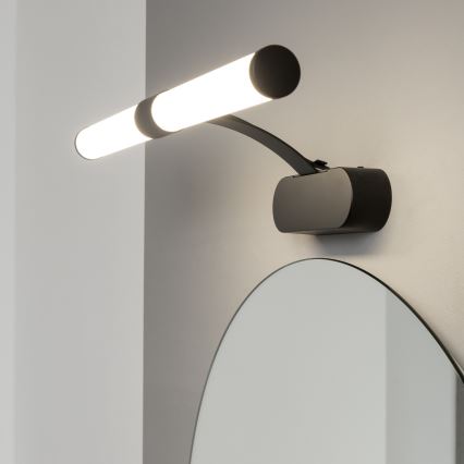 Brilagi - Oświetlenie łazienkowe do lustra 2 w 1 TUBEO LED/6W/230V 40 cm IP44 czarne