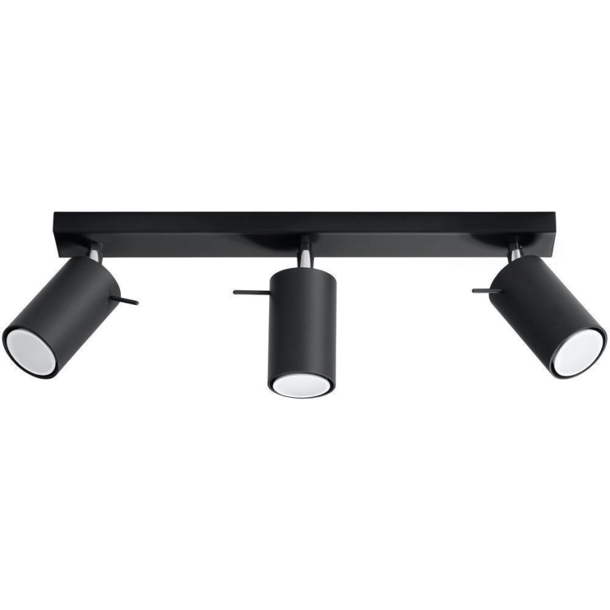 Brilagi -  LED Oświetlenie punktowe ASMUS 3xGU10/7W/230V czarne