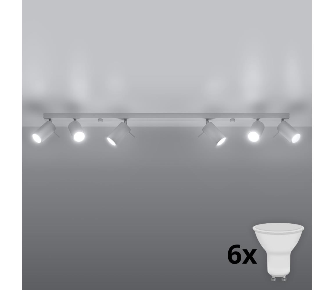 Brilagi - LED Oświetlenie punktowe ASMUS 6xGU10/7W/230V białe