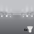 Brilagi -  LED Oświetlenie punktowe ASMUS 6xGU10/7W/230V białe