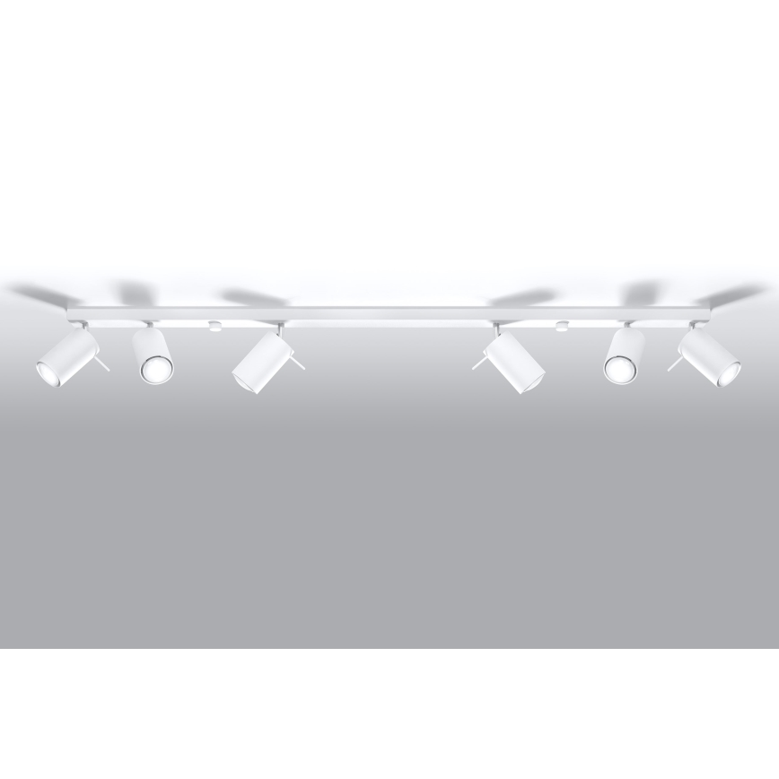Brilagi -  LED Oświetlenie punktowe ASMUS 6xGU10/7W/230V białe