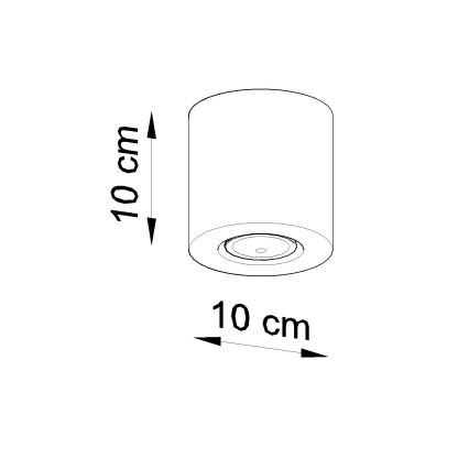 Brilagi -  LED Oświetlenie punktowe FRIDA 1xGU10/7W/230V beton