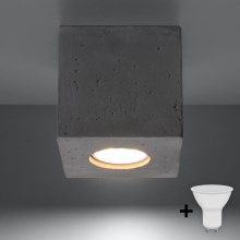 Brilagi -  LED Oświetlenie punktowe MURO 1xGU10/7W/230V beton
