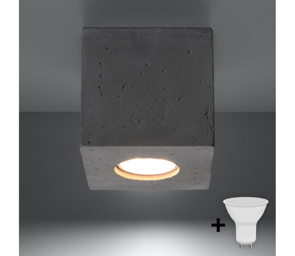 Brilagi - LED Oświetlenie punktowe MURO 1xGU10/7W/230V beton