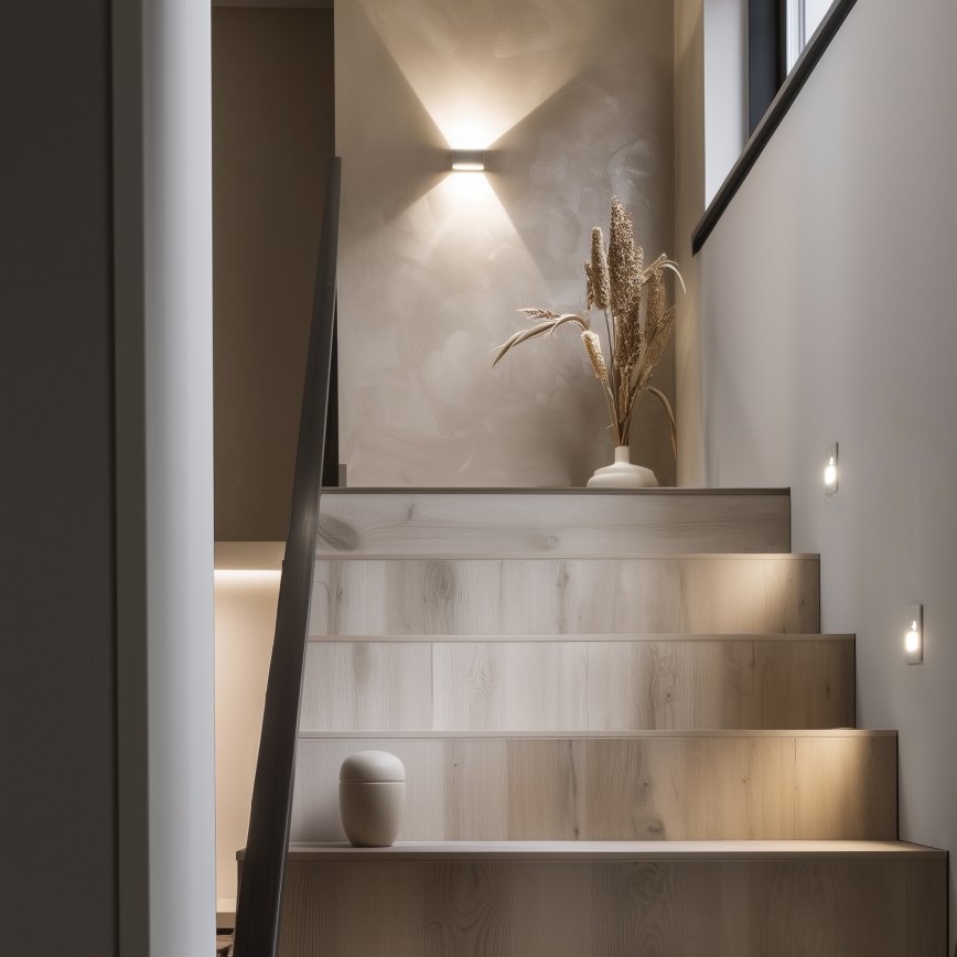 Brilagi - LED Oświetlenie schodowe z czujnikiem ruchu JACK LED/1,5W/230V 3000K/4000K/6500K biały