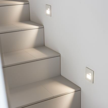 Brilagi - LED Oświetlenie schodowe z czujnikiem ruchu JACK LED/1,5W/230V 3000K/4000K/6500K biały