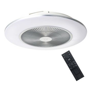 Brilagi - LED Oświetlenie ściemnialne z wentylatorem AURA LED/38W/230V 3000-6000K srebrne + pilot