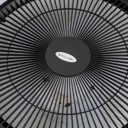 Brilagi - LED Oświetlenie ściemnialne z wentylatorem AURA LED/38W/230V 3000-6000K czarne + pilot