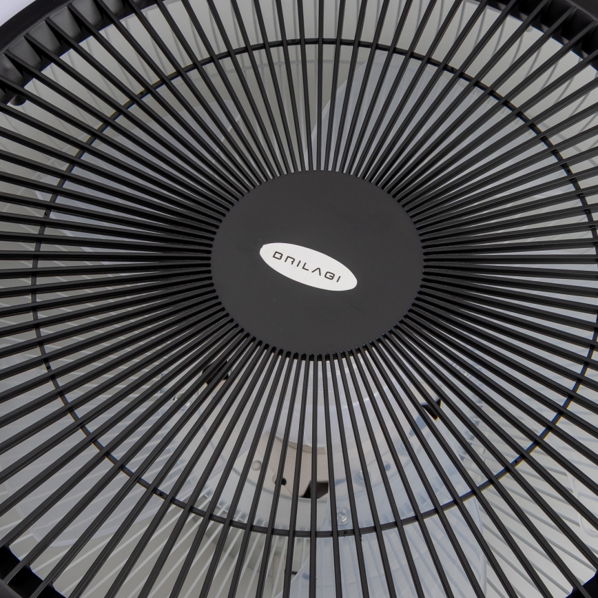Brilagi - LED Oświetlenie ściemnialne z wentylatorem AURA LED/38W/230V 3000-6000K czarne + pilot