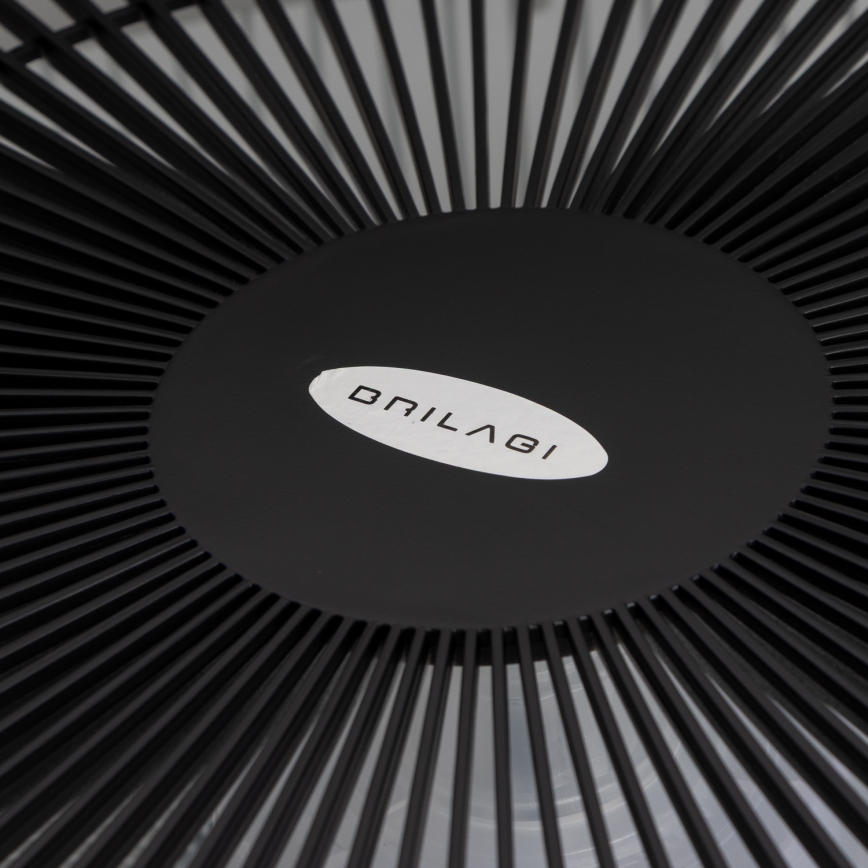 Brilagi - LED Oświetlenie ściemnialne z wentylatorem AURA LED/38W/230V 3000-6000K czarne + pilot