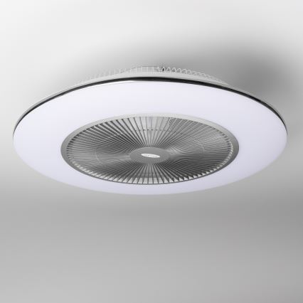 Brilagi - LED Oświetlenie ściemnialne z wentylatorem AURA LED/38W/230V 3000-6000K srebrne + pilot