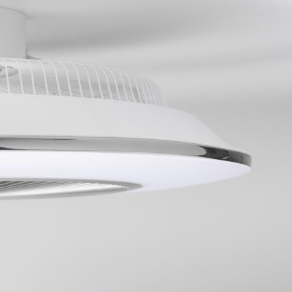 Brilagi - LED Oświetlenie ściemnialne z wentylatorem AURA LED/38W/230V 3000-6000K srebrne + pilot