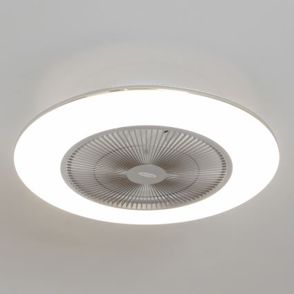 Brilagi - LED Oświetlenie ściemnialne z wentylatorem AURA LED/38W/230V 3000-6000K srebrne + pilot