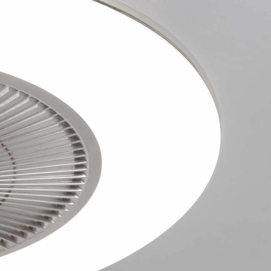 Brilagi - LED Oświetlenie ściemnialne z wentylatorem AURA LED/38W/230V 3000-6000K srebrne + pilot