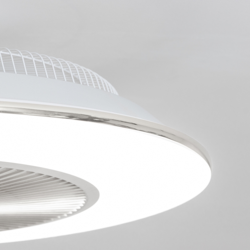 Brilagi - LED Oświetlenie ściemnialne z wentylatorem AURA LED/38W/230V 3000-6000K srebrne + pilot
