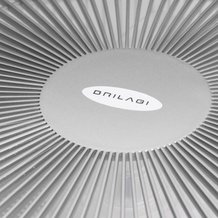 Brilagi - LED Oświetlenie ściemnialne z wentylatorem AURA LED/38W/230V 3000-6000K srebrne + pilot