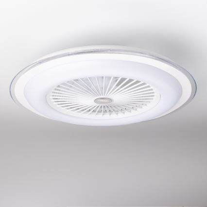 Brilagi - LED Oświetlenie ściemnialne z wentylatorem RONDA LED/48W/230V 3000-6000K białe + pilot