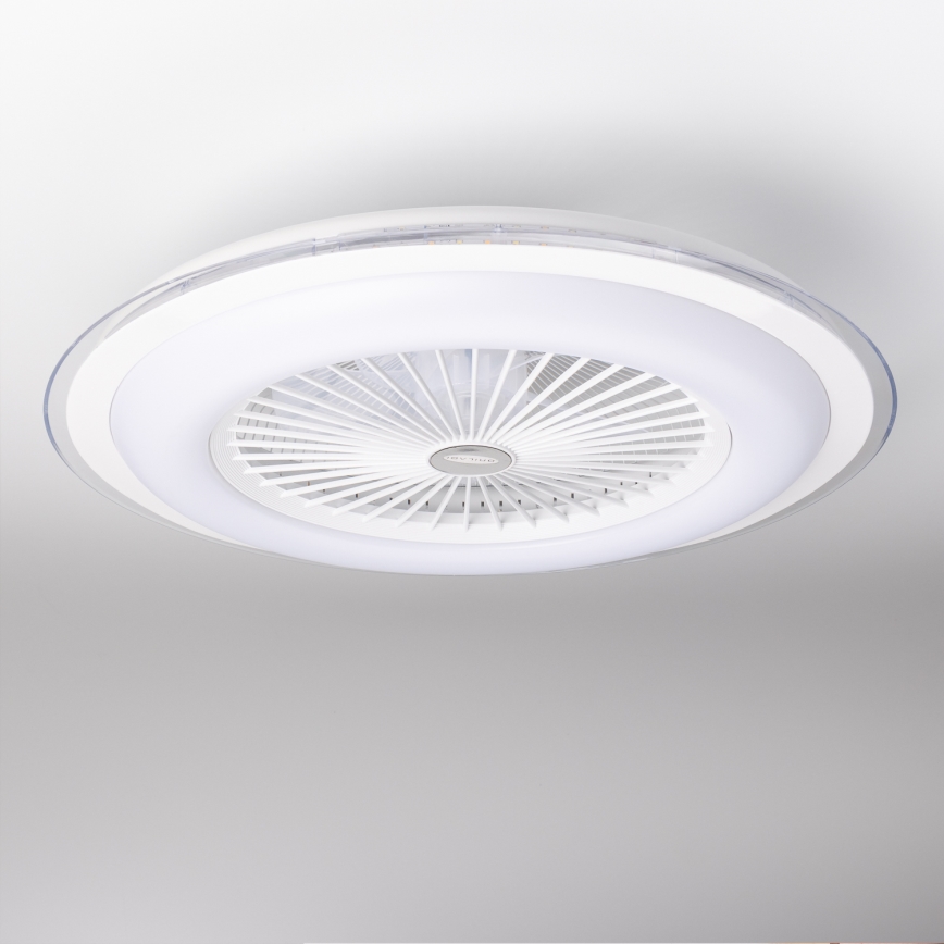 Brilagi - LED Oświetlenie ściemnialne z wentylatorem RONDA LED/48W/230V 3000-6000K białe + pilot
