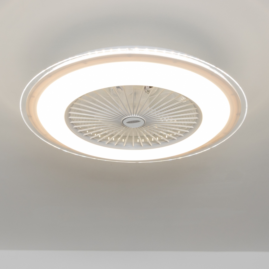 Brilagi - LED Oświetlenie ściemnialne z wentylatorem RONDA LED/48W/230V 3000-6000K białe + pilot
