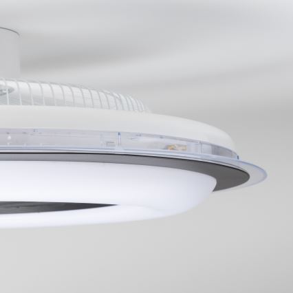 Brilagi - LED Oświetlenie ściemnialne z wentylatorem RONDA LED/48W/230V 3000-6000K czarne + pilot