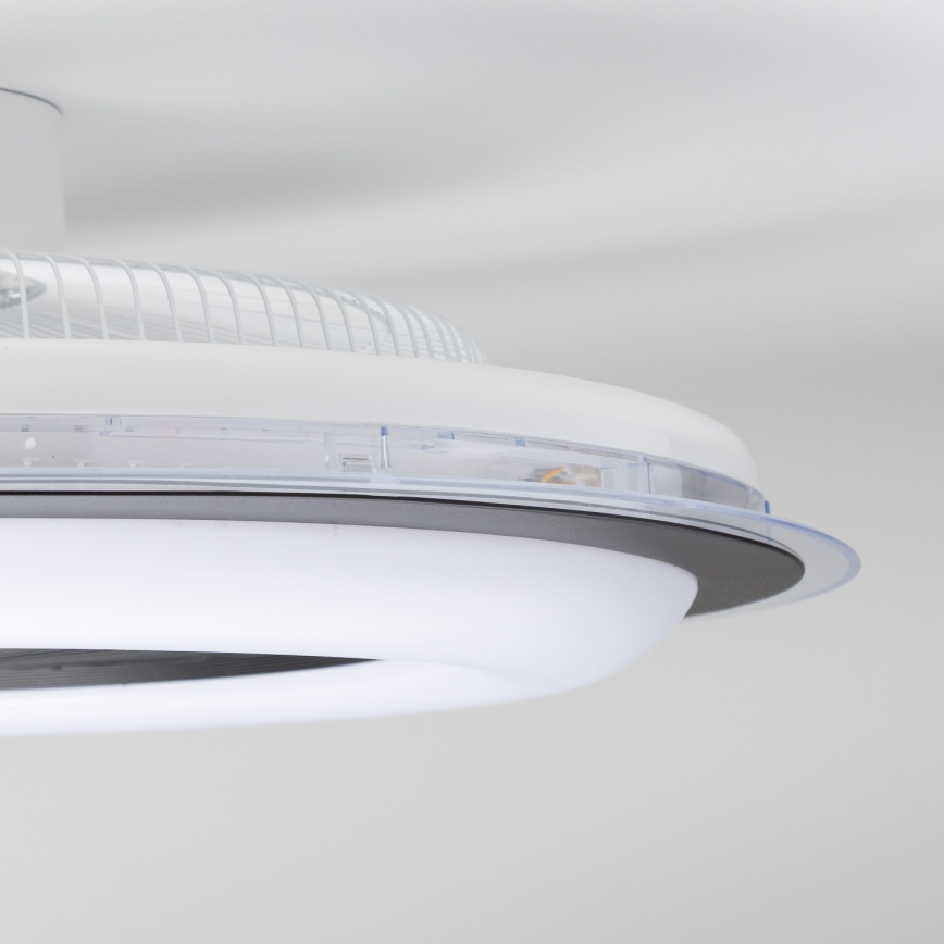 Brilagi - LED Oświetlenie ściemnialne z wentylatorem RONDA LED/48W/230V 3000-6000K czarne + pilot