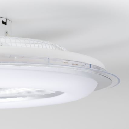 Brilagi - LED Oświetlenie ściemnialne z wentylatorem RONDA LED/48W/230V 3000-6000K srebrne + pilot