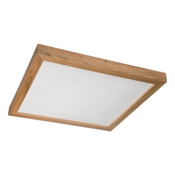 Brilagi - LED Oświetlenie sufitowe do łazienki WOODY FRAME LED/40W/230V 60x60 cm IP44 dąb