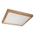 Brilagi - LED Oświetlenie sufitowe do łazienki WOODY FRAME LED/40W/230V 60x60 cm IP44 dąb