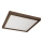 Brilagi - LED Oświetlenie sufitowe WOODY FRAME LED/40W/230V 60x60 cm IP44 orzech