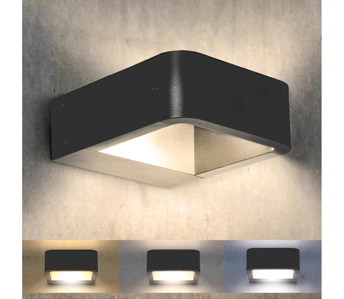 Brilagi - LED Oświetlenie zewnętrzne BARI LED/7W/230V 3000/4000/6000K antracyt IP54