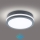 Brilagi - LED Oświetlenie zewnętrzne z czujnikiem BENE LED/18W/230V śr. 22 cm antracyt IP54