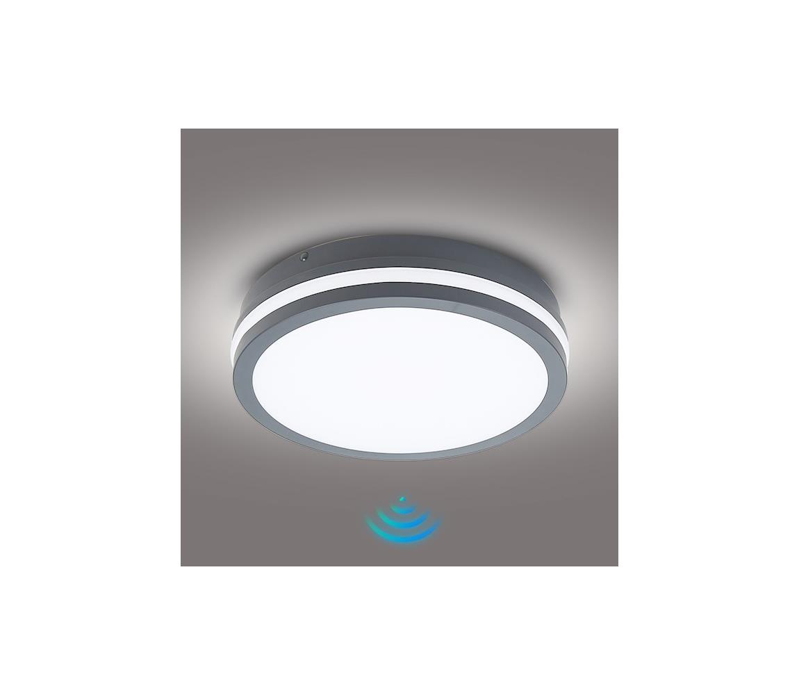 Brilagi - LED Oświetlenie zewnętrzne z czujnikiem BENE LED/24W/230V śr. 26 cm IP54