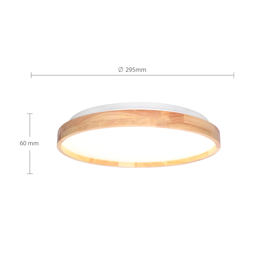 Brilagi - LED Plafon ALSON LED/24W/230V dąb