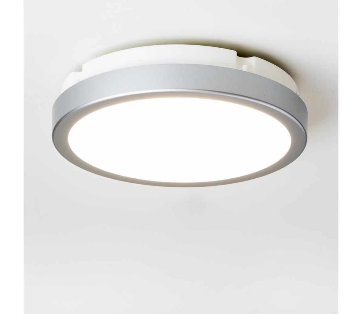 Brilagi - LED Plafon łazienkowy PERA 18W/230V śr. 22 cm IP65 srebrny
