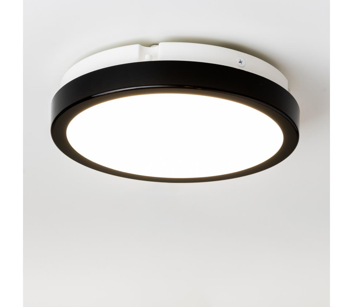 Brilagi - LED Plafon łazienkowy PERA LED/18W/230V śr. 22 cm IP65 czarny