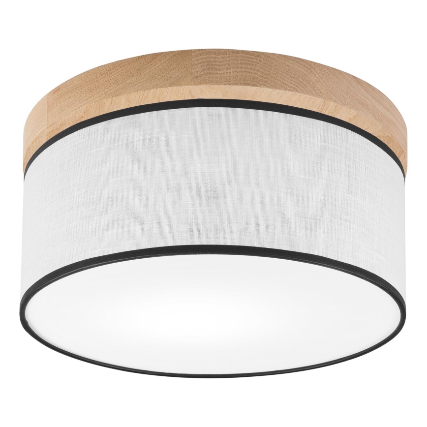 Brilagi - LED Plafon BELLADONNA 1xE27/15W/230V śr. 30 cm biały/dąb