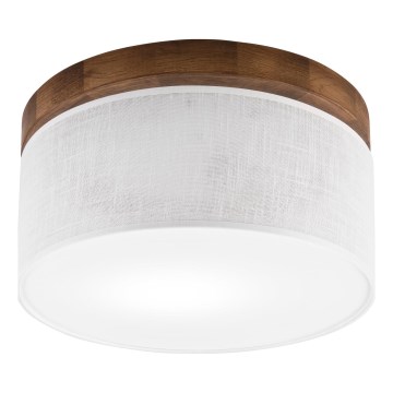 Brilagi - LED Plafon BELLADONNA 1xE27/15W/230V śr. 30 cm biały/dąb wiśnia