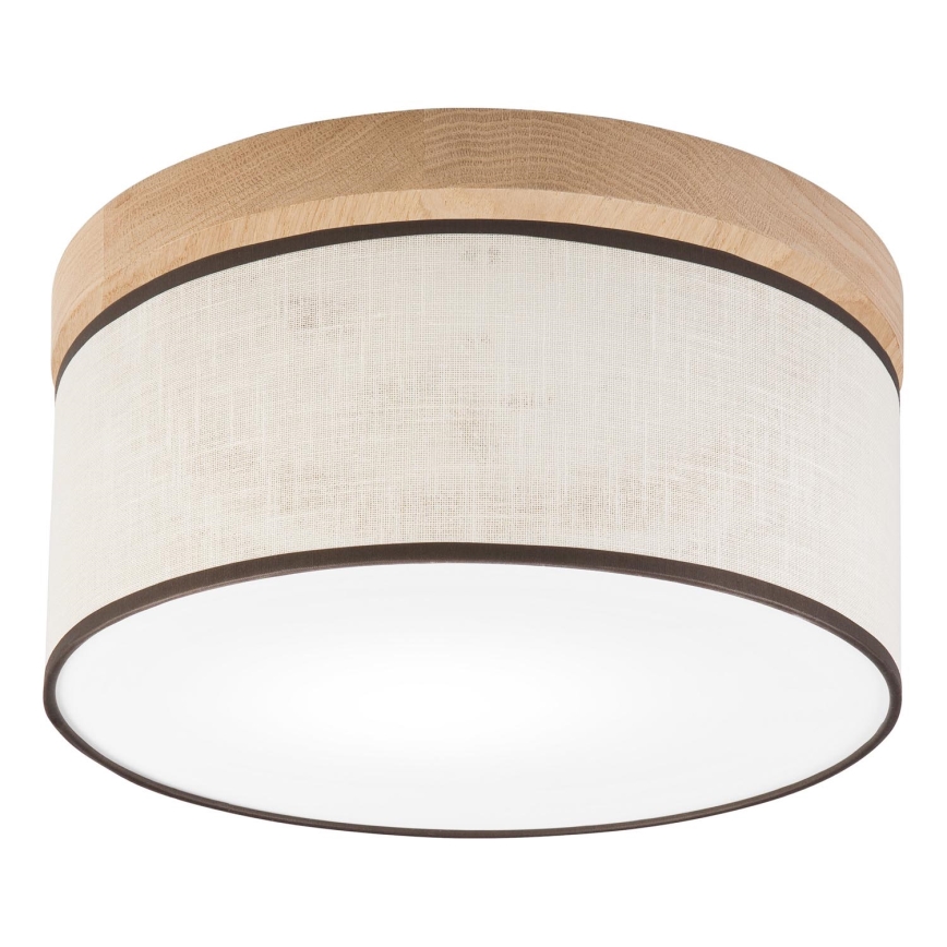 Brilagi - LED Plafon BELLADONNA 1xE27/15W/230V śr. 30 cm kremowy/dąb