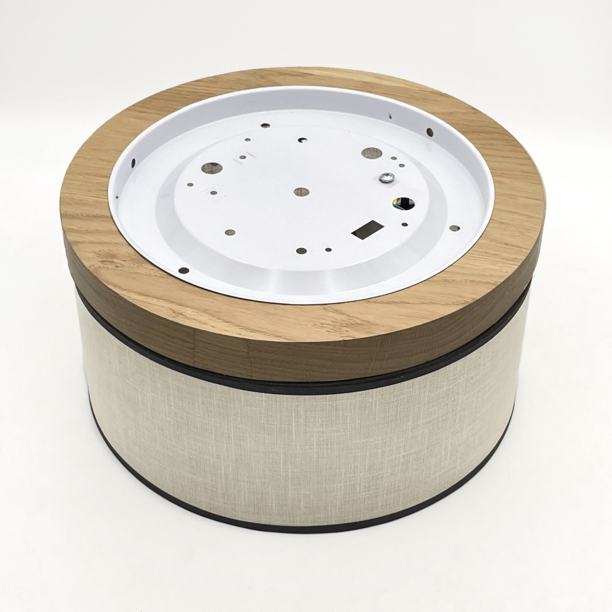 Brilagi - LED Plafon BELLADONNA 1xE27/15W/230V śr. 30 cm kremowy/dąb