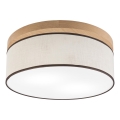 Brilagi - LED Plafon BELLADONNA 2xE27/15W/230V śr. 40 cm kremowy/dąb
