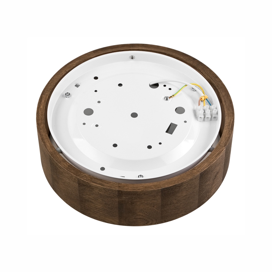 Brilagi - LED Plafon CARVALHO 1xE27/60W/230V dąb śr. 27 cm