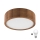 Brilagi - LED Plafon CARVALHO 1xE27/60W/230V dąb wiśnia śr. 27 cm