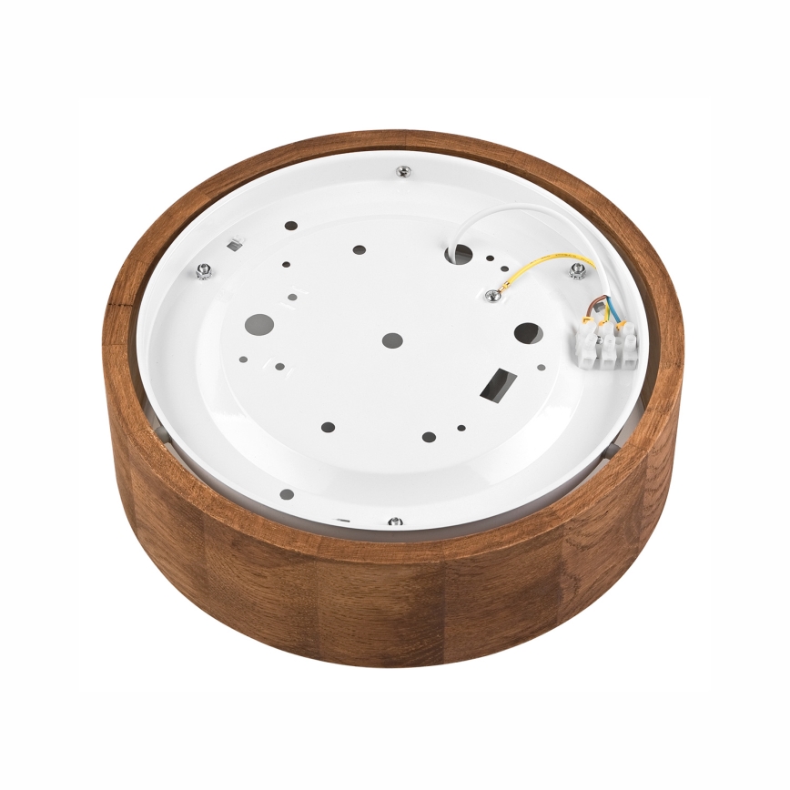 Brilagi - LED Plafon CARVALHO 1xE27/60W/230V dąb wiśnia śr. 27 cm